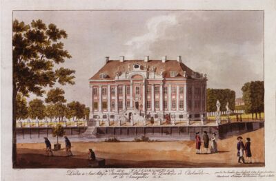 Schloss Friedrichsfelde um 1789